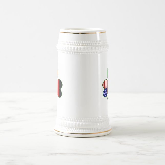 deutsches Kleeblatt Bierglas (Mittel)