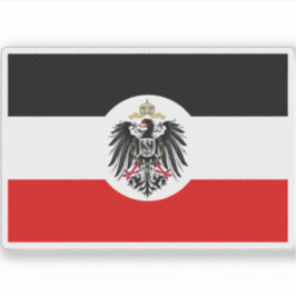 Deutsches Kolonialreich (Reichskolonialflagge) Aufkleber