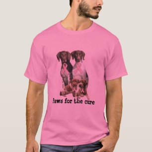 Deutsches kurzhaariges Brustkrebs-UnisexShirt T-Shirt