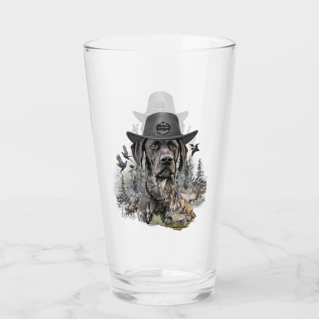 Deutsches Kurzschlussglas Glas (Rückseite)