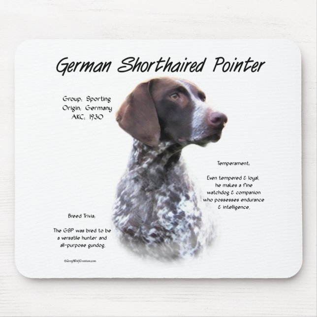 Deutsches Kurzzeitbild Mousepad (Vorne)