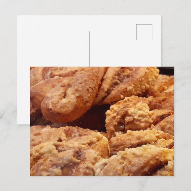 Deutsches Necktie Brot Postkarte (Vorne/Hinten)