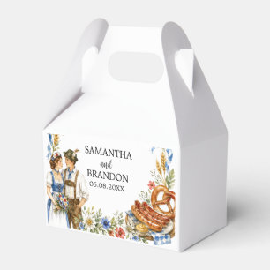 Deutsches Oktoberfest Bayerisches Bier Brezel Vint Geschenkschachtel