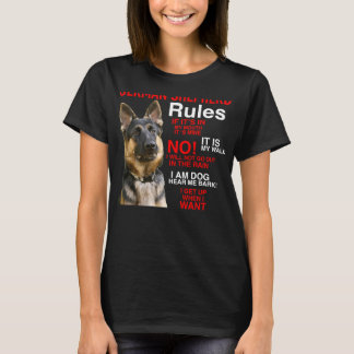 Deutsches Schäfereigentümer-Regelwerk Realistische T-Shirt