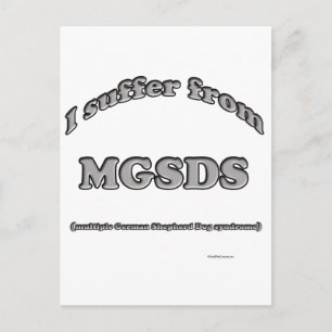 Deutsches Schäfersyndrom Postkarte