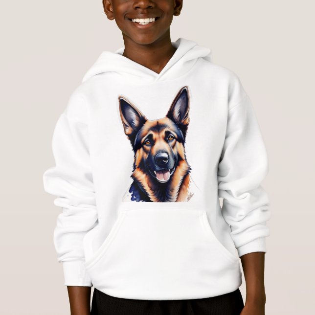 Deutsches Shirt-Sweatshirt Hoodie (Vorderseite)