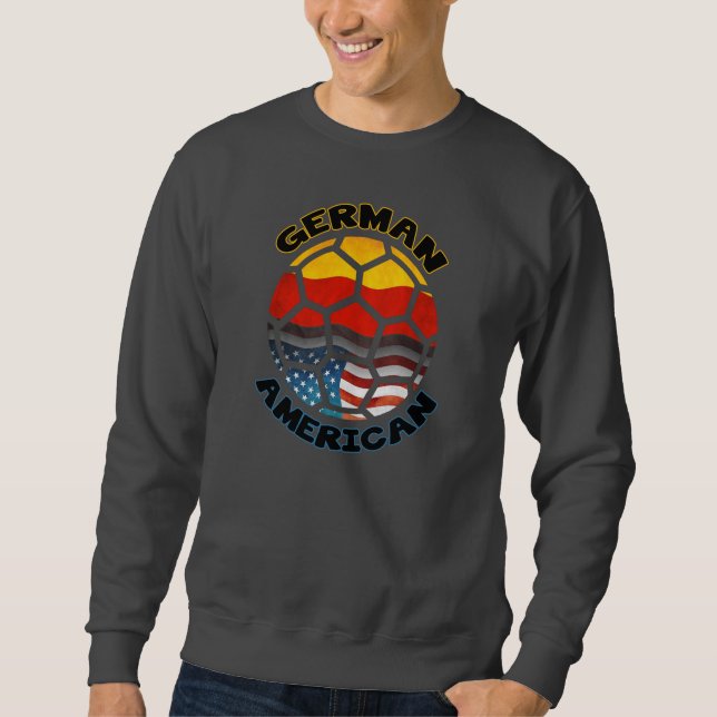 Deutsches Sweatshirt des American Football Fan (Vorderseite)