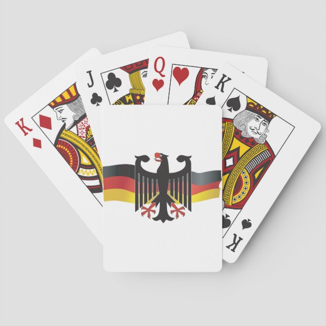 Deutsches Symbol Spielkarten (Rückseite)