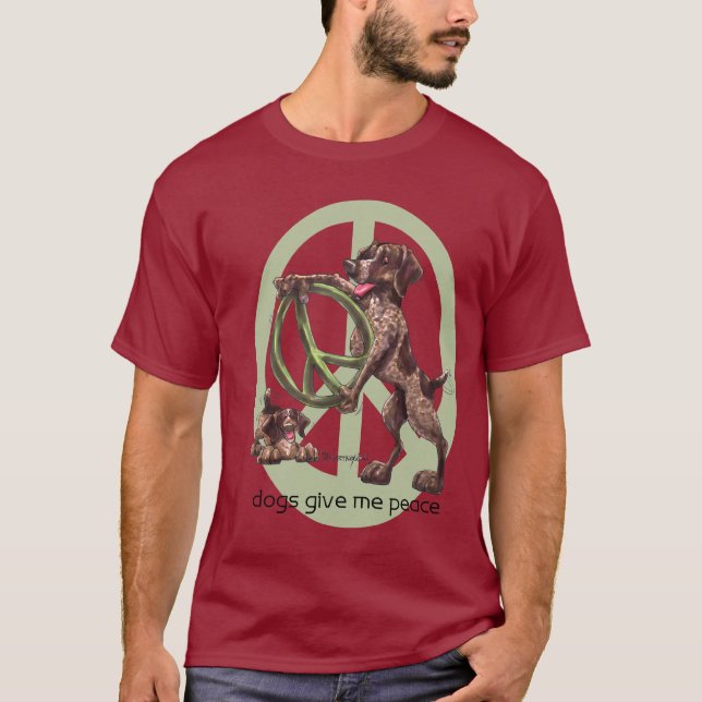 Deutsches T-Shirt des kurzhaarigen Zeigers (Vorderseite)