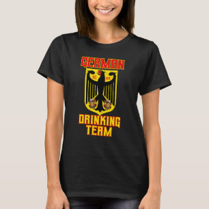 Deutsches Trinkteam Deutschland-Flagge Adler Bierk T-Shirt
