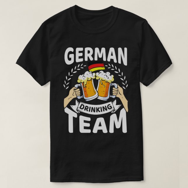 Deutsches Trinkteam T-Shirt (Design vorne)