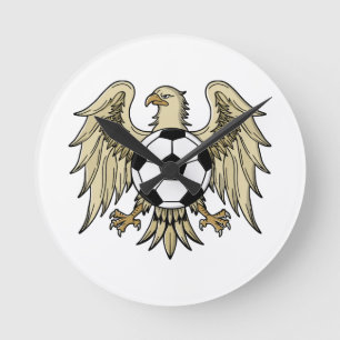 Deutsches Wappen Adler Wappen Runde Wanduhr