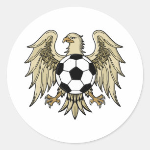 Deutsches Wappen Adler Wappen Runder Aufkleber