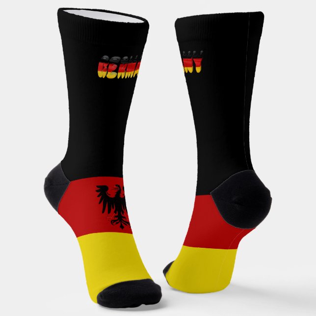 Deutsches Wappen Socken (Gewinkelt)