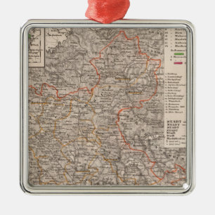 Deutschland 10 silbernes ornament