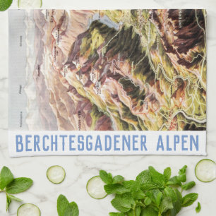 " Deutschland: 2021/heute - Berchtesgadener Alpen  Geschirrtuch