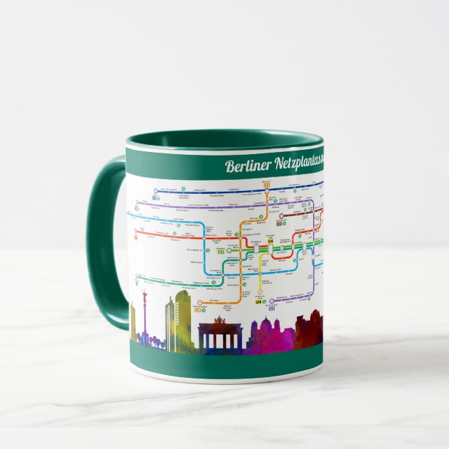 " Deutschland: 2021/heute BERLIN - U/S-Bahn  Tasse (Vorderseite Links)
