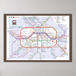 " Deutschland: 2022/heute Berlin - Liniennetz ... Poster