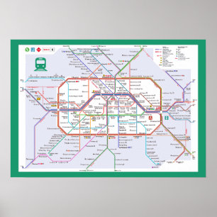 " Deutschland: 2023/heute Berlin - Liniennetz ... Poster