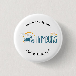 Deutschland 2026 Internationaler Kongress Pin Button