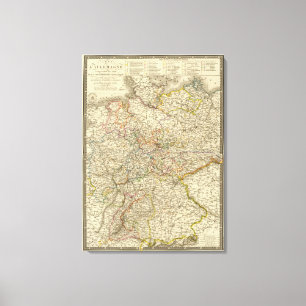 Deutschland 25 leinwanddruck