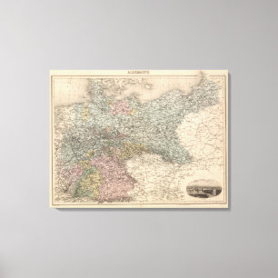 Deutschland 30 leinwanddruck