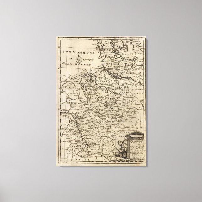 Deutschland 30 leinwanddruck (Vorderseite)
