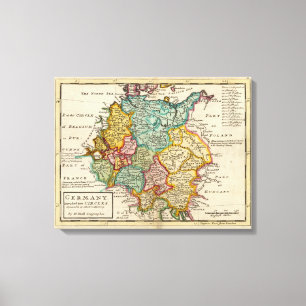 Deutschland 7 leinwanddruck