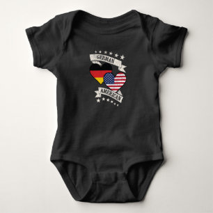 Deutschland - Amerika Baby Strampler