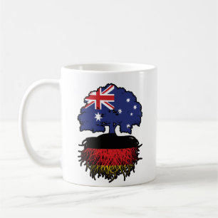 Deutschland Australien Tree Roots Kaffeetasse