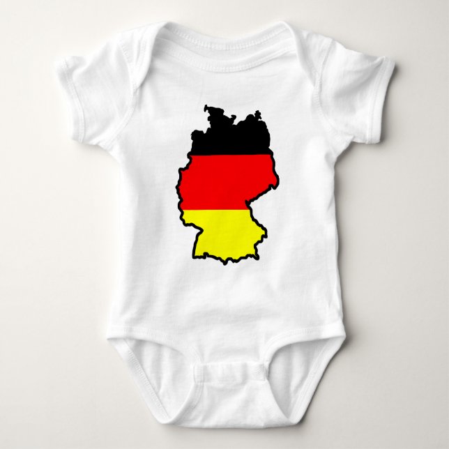 Deutschland Baby Strampler (Vorderseite)