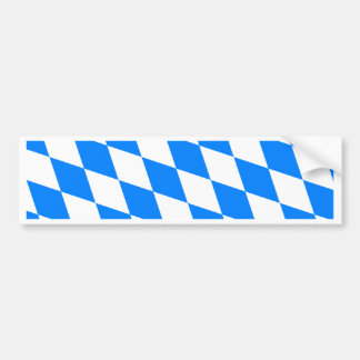 Deutschland-Bayern-Flagge Autoaufkleber
