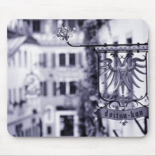 Deutschland, Bayern, Rottenburg. Hotelschild Mousepad