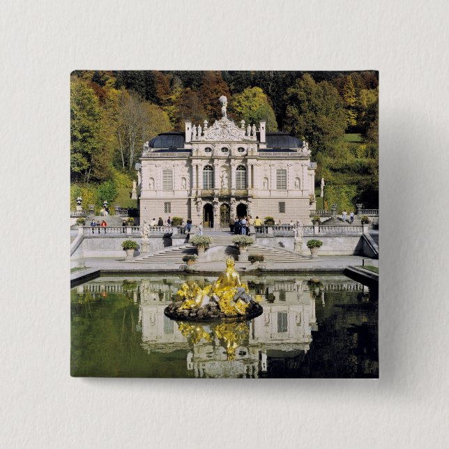 Deutschland, Bayern, Schloss Linderhof. Linderhof Button (Vorderseite)