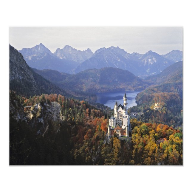 Deutschland, Bayern, Schloss Neuschwanstein. Extra Fotodruck (Vorne)