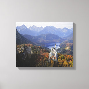 Deutschland, Bayern, Schloss Neuschwanstein. König Leinwanddruck