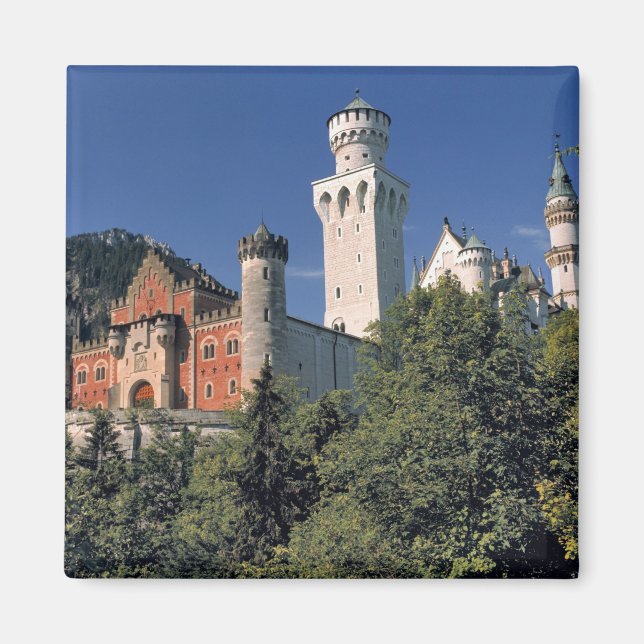Deutschland, Bayern, Schloss Neuschwanstein. Magnet (Vorne)