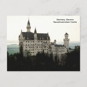 Deutschland, Bayern Schloss Neuschwanstein Postkarte