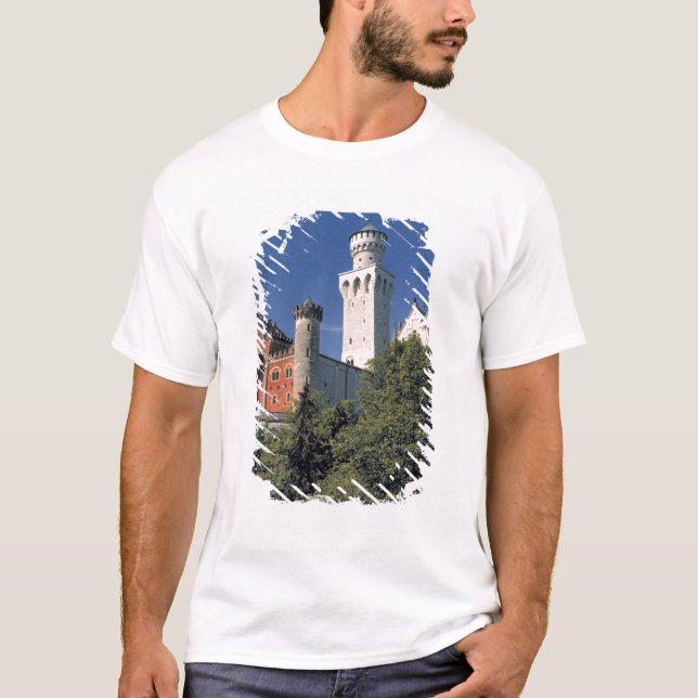 Deutschland, Bayern, Schloss Neuschwanstein. T-Shirt (Vorderseite)