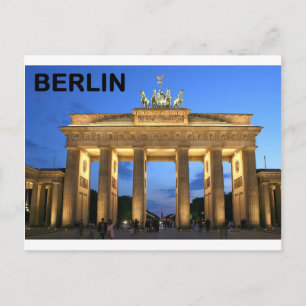Deutschland Berlin Brandenburger Tor abgeschafft Postkarte