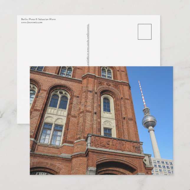 Deutschland Berlin Postkarte (Vorne/Hinten)