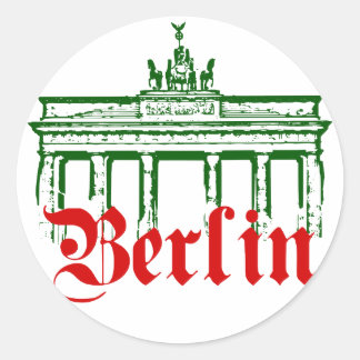 Deutschland Berlin Runder Aufkleber