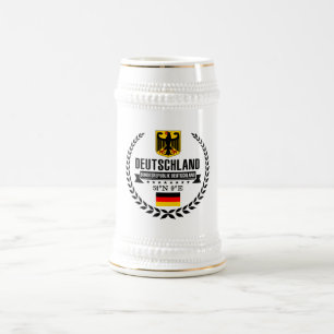 Deutschland Bierglas