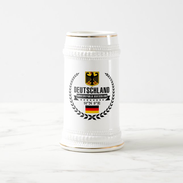 Deutschland Bierglas (Mittel)
