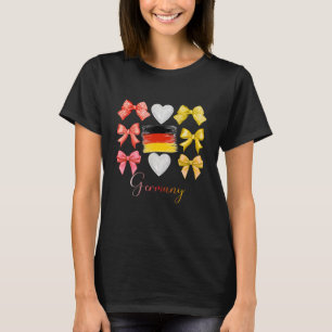 Deutschland Bogen Deutsche Flagge Souvenir Frauen T-Shirt