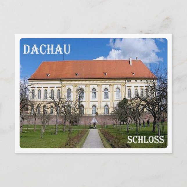 Deutschland - Dachau - Schloss - Postkarte (Vorderseite)