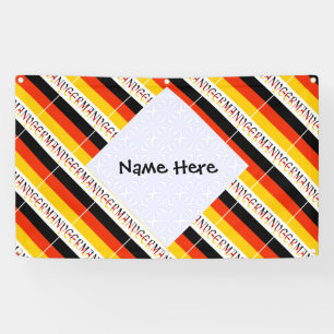 Deutschland Deutsche Flagge gekachelt Banner