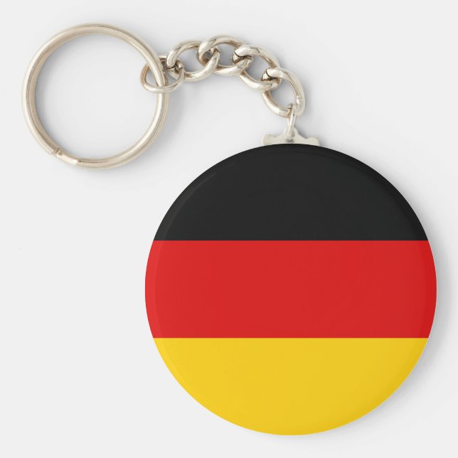 Deutschland (deutsche Flagge) Schlüsselanhänger (Vorne)
