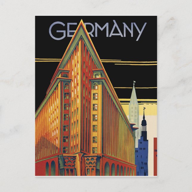 Deutschland. Deutsche Gebäude. Architektur Postkarte (Vorderseite)