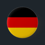 Deutschland - deutsche Staatsflagge Button<br><div class="desc">Staatsflagge von Deutschland 

Die deutsche Staatsflagge ist eine triband Flagge mit horizontalen Streifen in Schwarzem,  in Rotem und in Gelbem/im Gold. Sie wurde im Jahre 1949 adoptiert und ein 3:5verhältnis hat.</div>